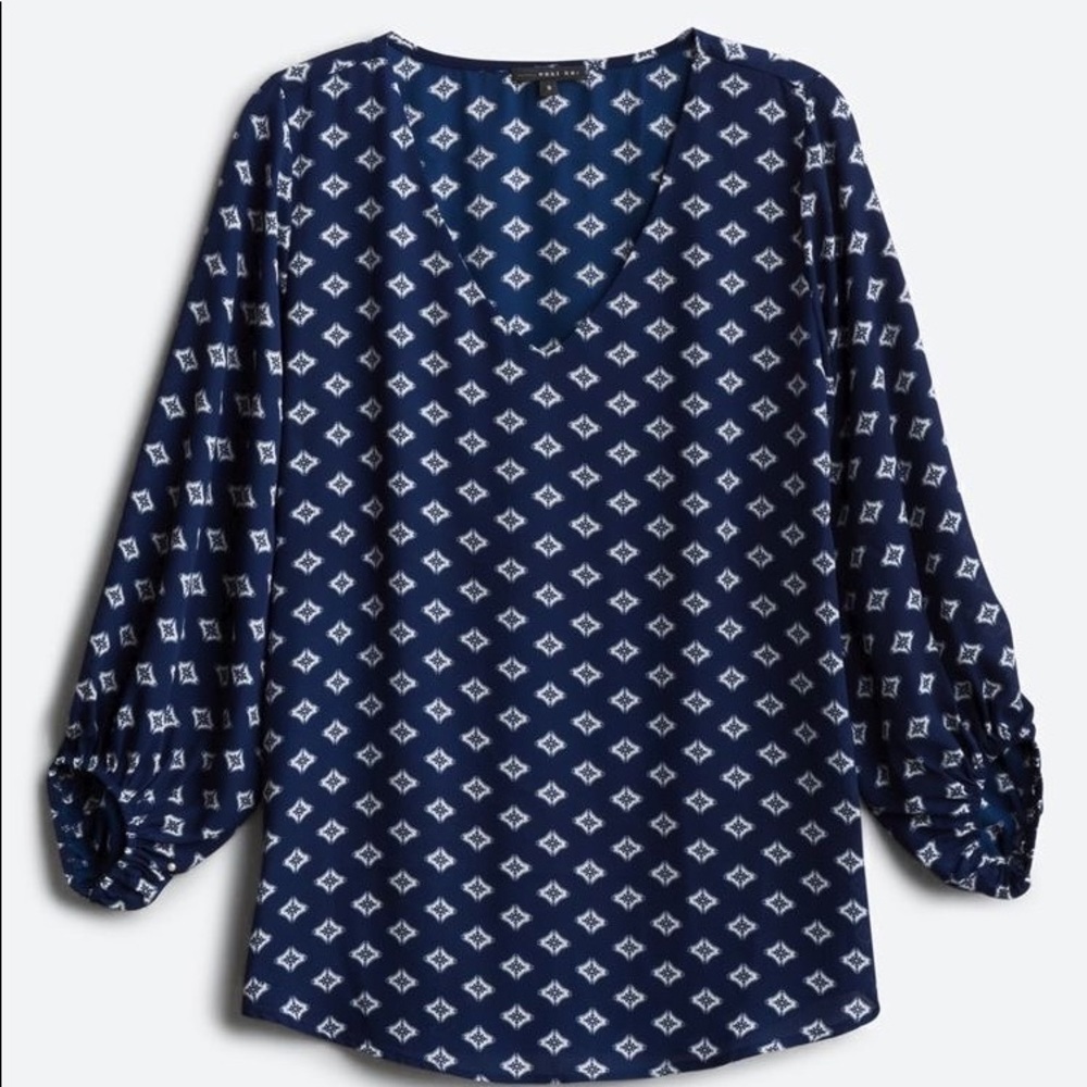 Stitch Fix l West Kei Calla Volume Sleeve Blouse, Small
